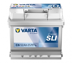 Varta Dynamic SLI 52Ah, 12V, C6